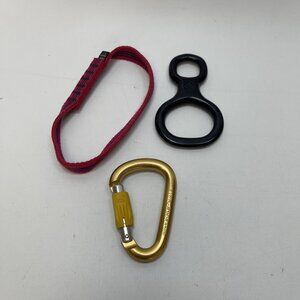 Petzl Attache Carabiner Spinball Lock + Belay + More Rock Climbing